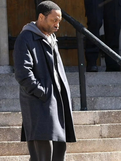 Chiwetel Ejiofor The Exorcist: Martyrs 2027 Gray Plaid Coat