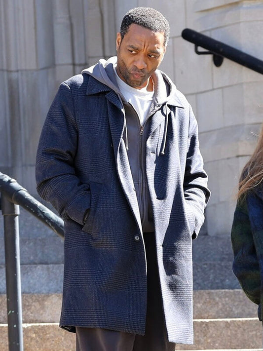 Chiwetel Ejiofor The Exorcist: Martyrs 2027 Gray Plaid Coat