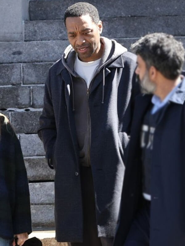 Chiwetel Ejiofor The Exorcist: Martyrs 2027 Gray Plaid Coat