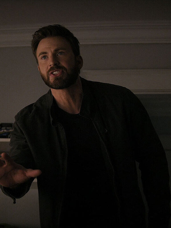 Chris Evans Defending Jacob Black Cotton Jacket