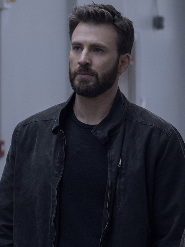 Chris Evans Defending Jacob Black Cotton Jacket