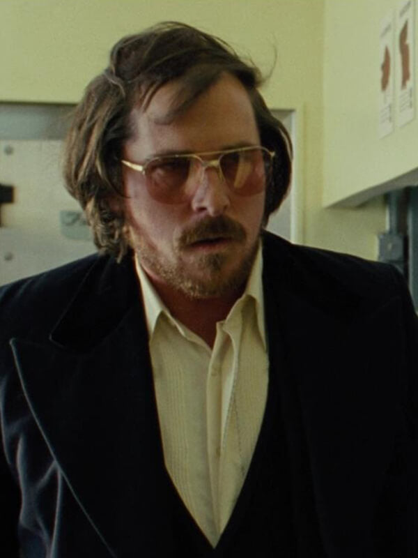Christian Bale American Hustle 2013 Wool Coat