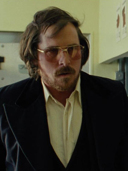 Christian Bale American Hustle 2013 Wool Coat