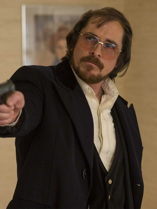 Christian Bale American Hustle 2013 Wool Coat