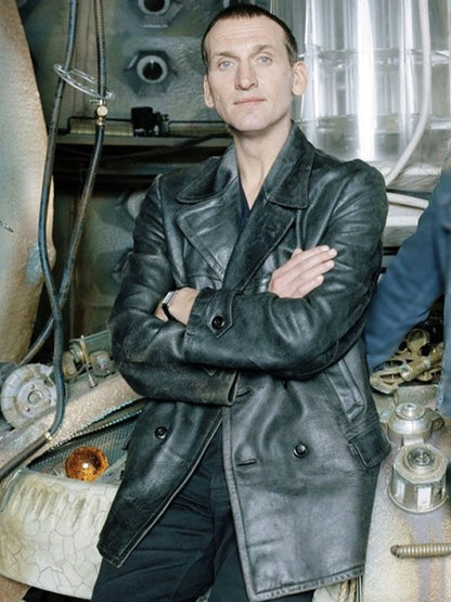 Christopher Eccleston Doctor Who Ninth Leather Coat