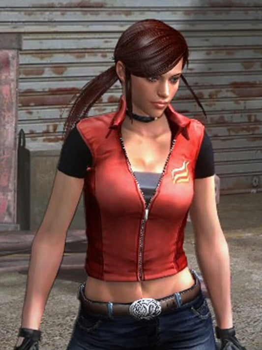 Claire Redfield Resident Evil Code Veronica Leather Vest