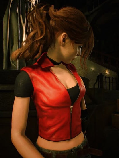 Claire Redfield Resident Evil Code Veronica Leather Vest