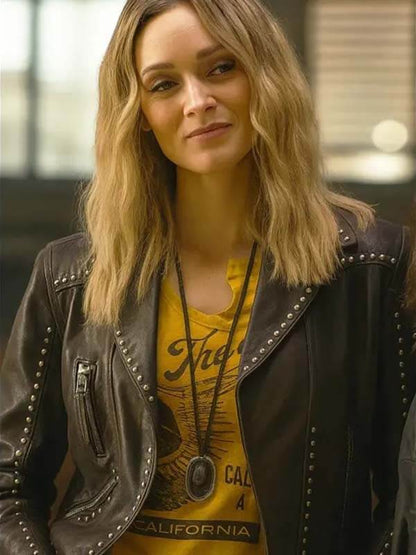 Cleo Montague Tulsa King S03 Leather Jacket