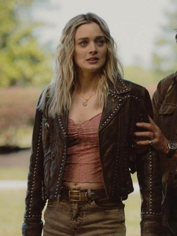 Cleo Montague Tulsa King S03 Leather Jacket
