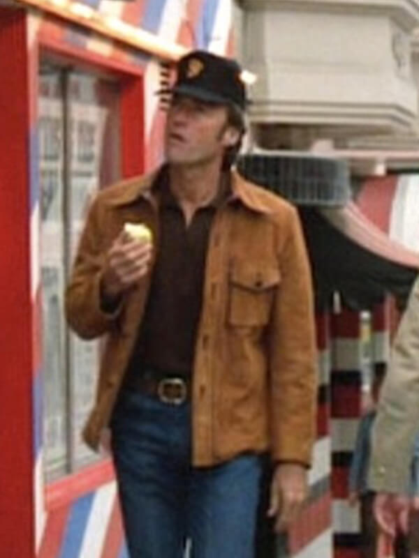 Clint Eastwood The Enforcer Brown Suede Jacket