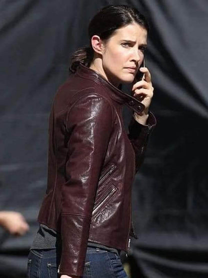 Cobie Smulders Jack Reacher Never Go Back Leather Jacket
