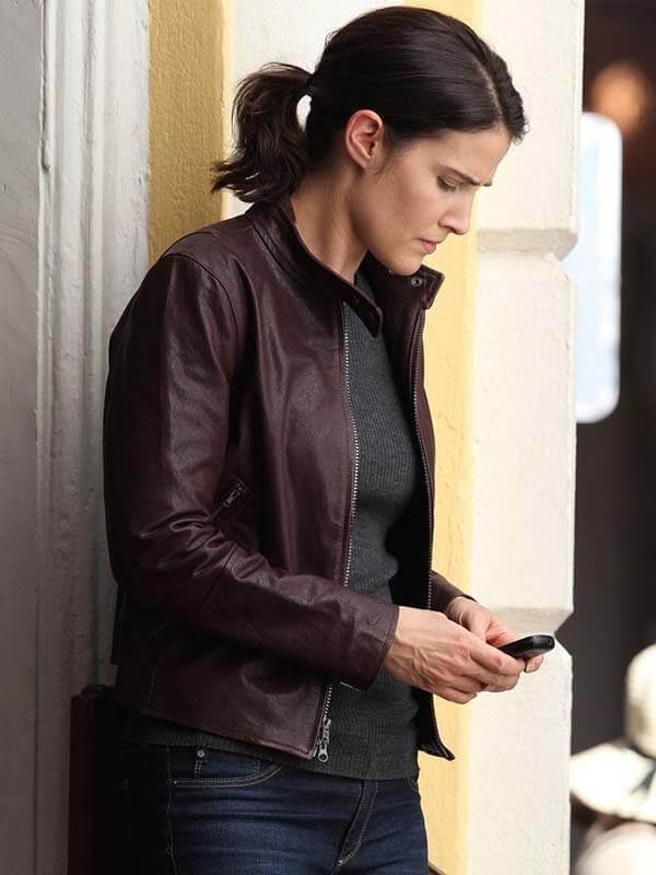 Cobie Smulders Jack Reacher Never Go Back Leather Jacket