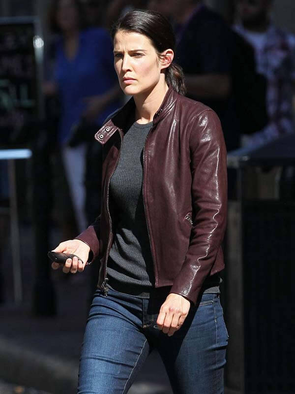 Cobie Smulders Jack Reacher Never Go Back Leather Jacket