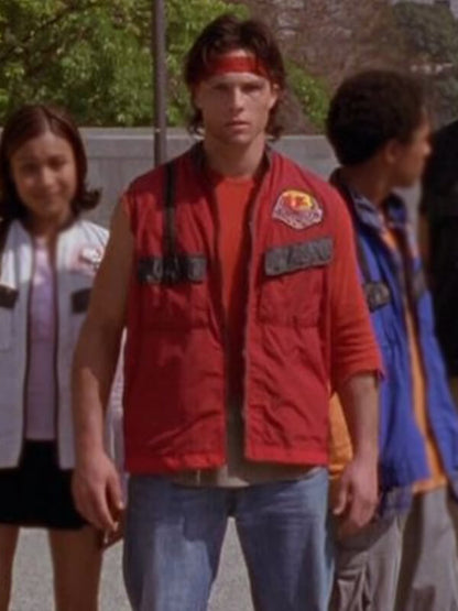 Cole Evans Power Rangers Wild Force Red Vest