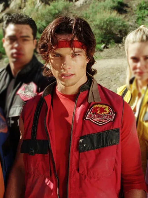 Cole Evans Power Rangers Wild Force Red Vest