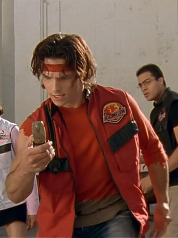 Cole Evans Power Rangers Wild Force Red Vest