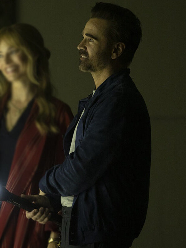 Colin Farrell A Big Bold Beautiful Journey Suede Jacket