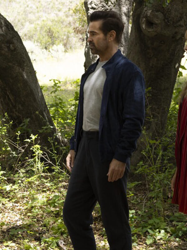 Colin Farrell A Big Bold Beautiful Journey Suede Jacket