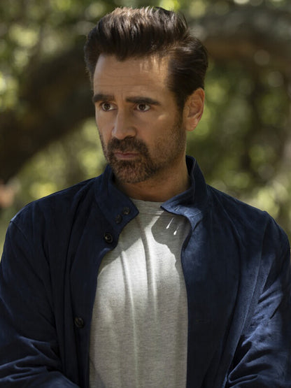Colin Farrell A Big Bold Beautiful Journey Suede Jacket