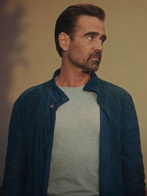 Colin Farrell A Big Bold Beautiful Journey Suede Jacket