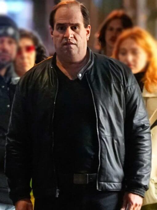 Colin Farrell The Penguin S01 Black Leather Jacket