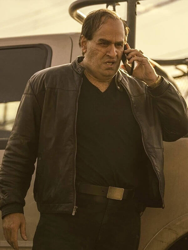 Colin Farrell The Penguin S01 Black Leather Jacket