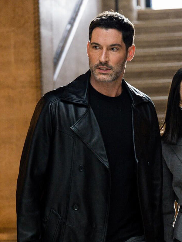 Colin Glass CIA 2026 Black Leather Coat