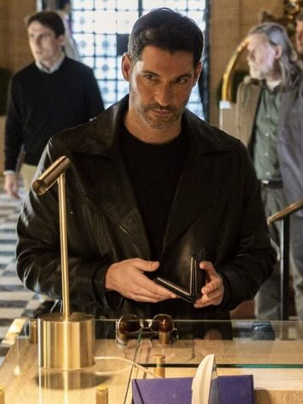 Colin Glass CIA 2026 Black Leather Coat