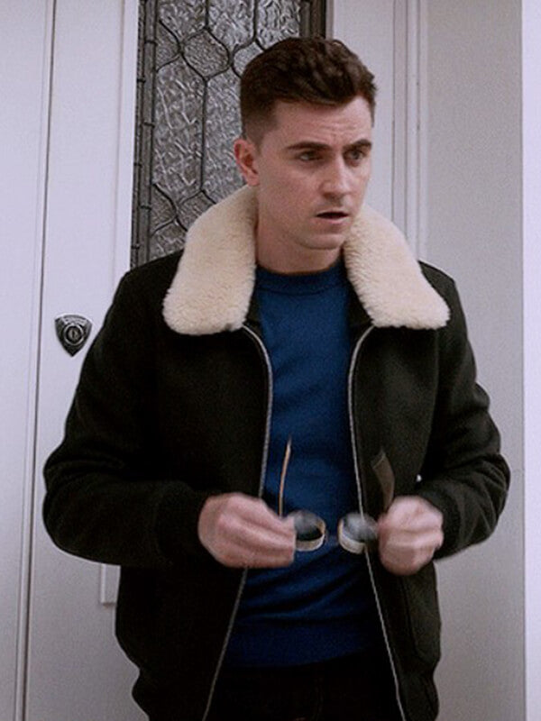 Colin Hughes Ted Lasso S03 Black Wool Jacket