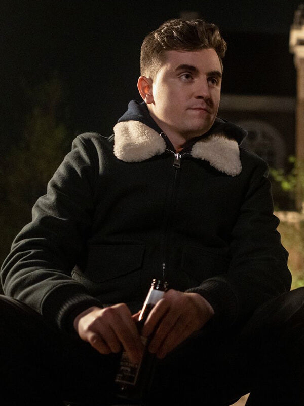 Colin Hughes Ted Lasso S03 Black Wool Jacket