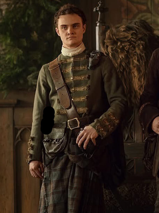Colum MacKenzie Outlander: Blood of My Blood S01 Green Jacket