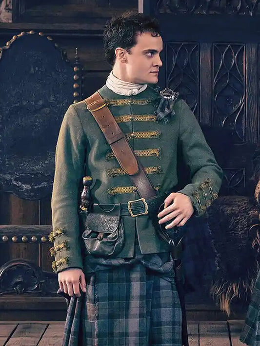 Colum MacKenzie Outlander: Blood of My Blood S01 Green Jacket