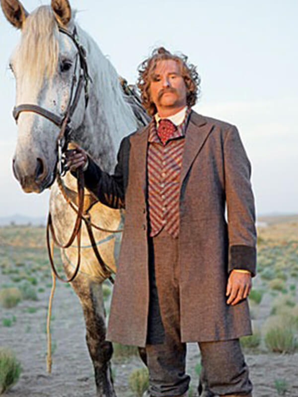 Comanche Moon Val Kilmer Brown Wool Coat