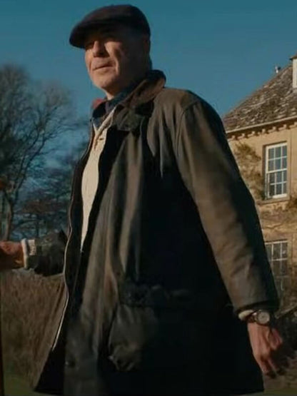 Conrad Harrigan MobLand S01 Brown Cotton Jacket