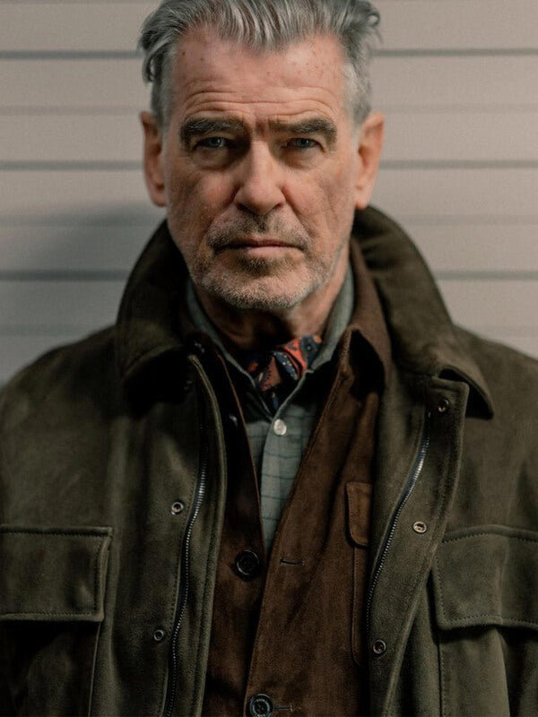 Conrad Harrigan MobLand S01 Brown Suede Jacket