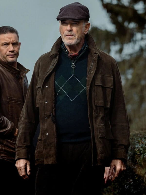 Conrad Harrigan MobLand S01 Brown Suede Jacket