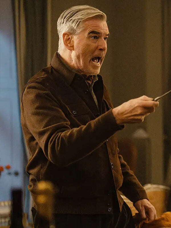 Conrad Harrigan MobLand S01 Suede Leather Jacket