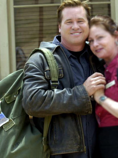 Conspiracy Val Kilmer Black Leather Jacket