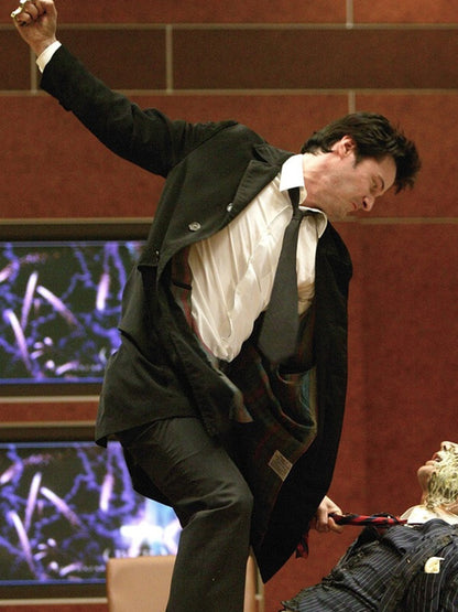 Constantine Keanu Reeves Black Wool Coat