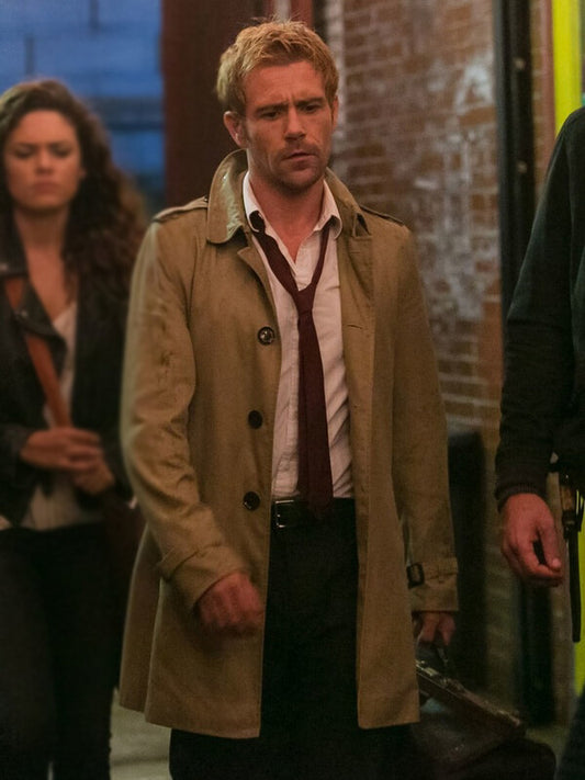 Constantine Matt Ryan Brown Trench Coat
