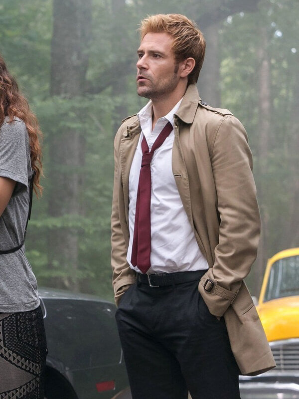 Constantine Matt Ryan Brown Trench Coat