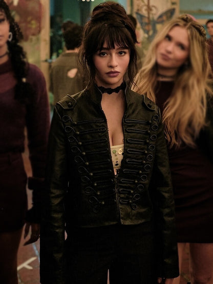 Coven Academy S01 Briar Black Leather Jacket