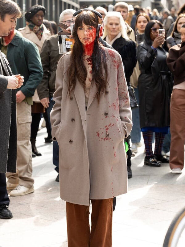 Dakota Johnson Verity 2026 Lowen Ashleigh Wool Coat