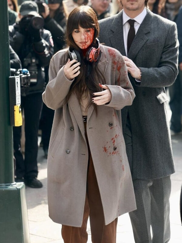 Dakota Johnson Verity 2026 Lowen Ashleigh Wool Coat