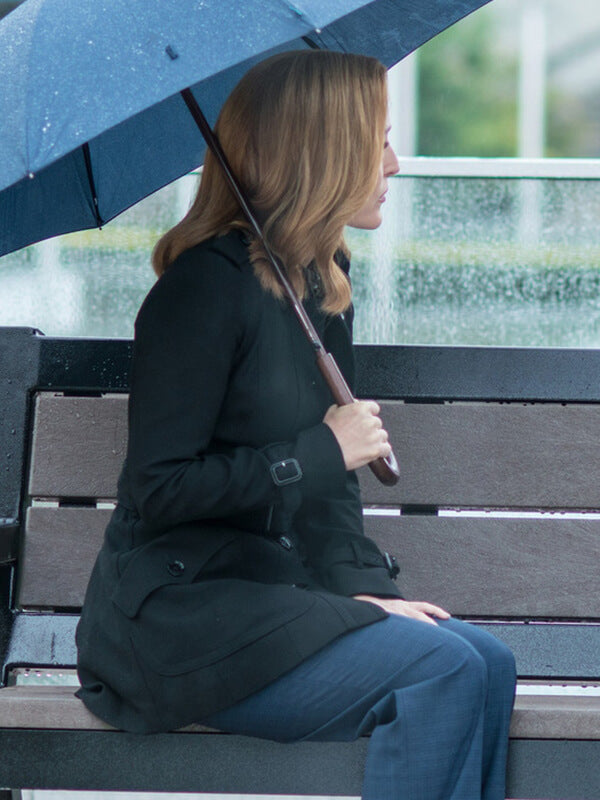 Dana Scully The X File S10 Gillian Anderson Wool Coat