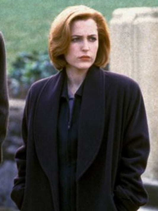 Dana Scully The X Files S04 Gillian Anderson Wool Coat