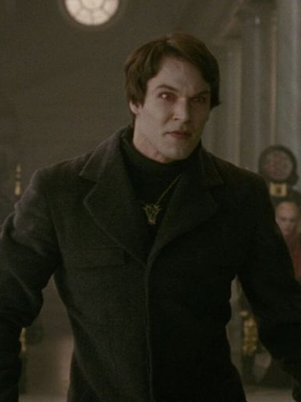 Daniel Cudmore The Twilight Saga Gray Wool Coat