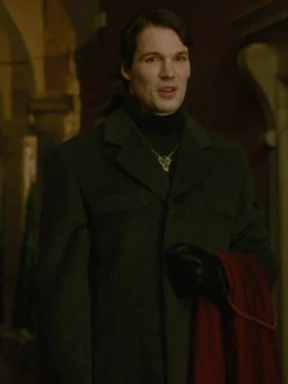 Daniel Cudmore The Twilight Saga Gray Wool Coat