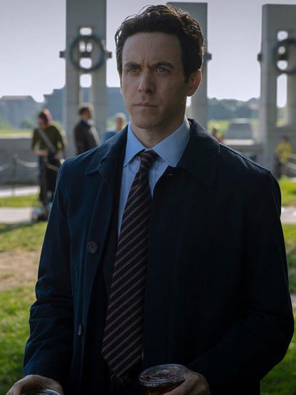 Daniel Keene Silo S03 Blue Cotton Coat