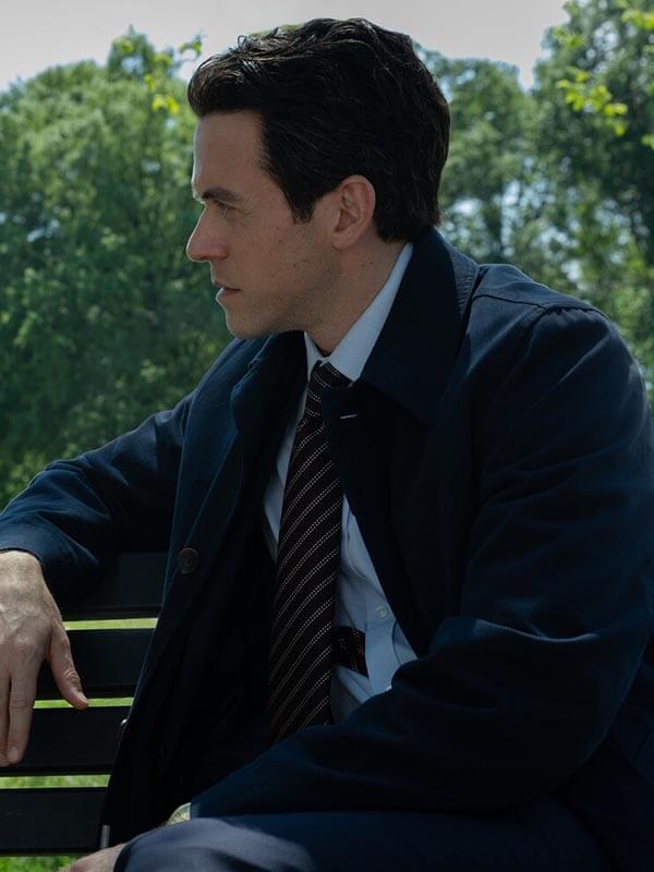 Daniel Keene Silo S03 Blue Cotton Coat